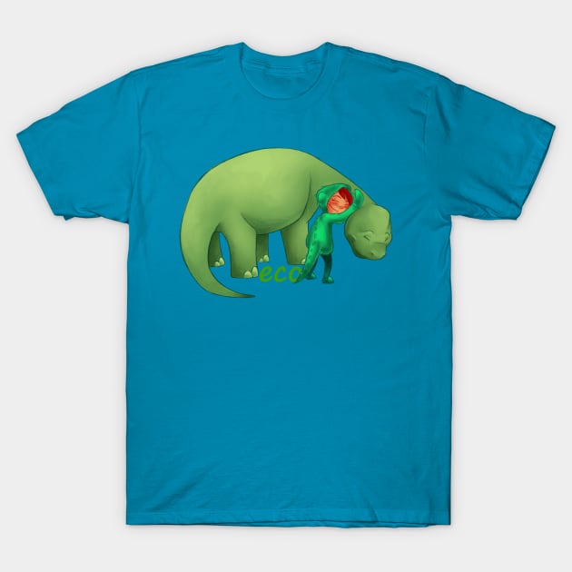 Hug A Friend! - Bronto With eco Edition T-Shirt by eco